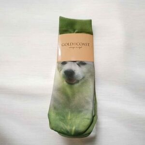 Gold Coast Dog Print Socks